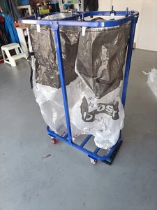 Mail bag sack holder twin sack trolley Post Bag for ecommerce Australia post - Picture 1 of 6