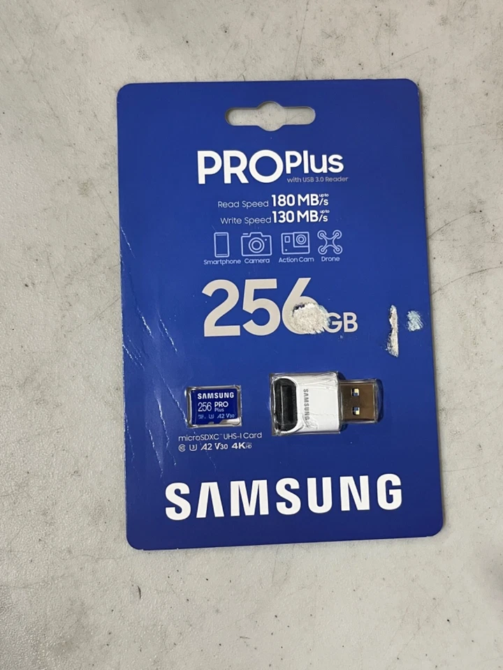 Samsung - Pro Plus 256GB microSDXC Memory Card - Image 1 of 1