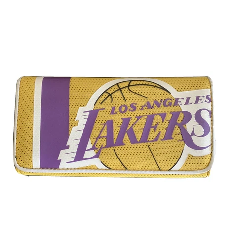 Tri Fold Nylon Wallet Los Angeles Lakers Cover