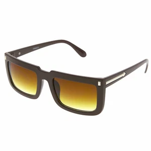 Women's Fashion Flat Top Square Sunglasses - Picture 1 of 6