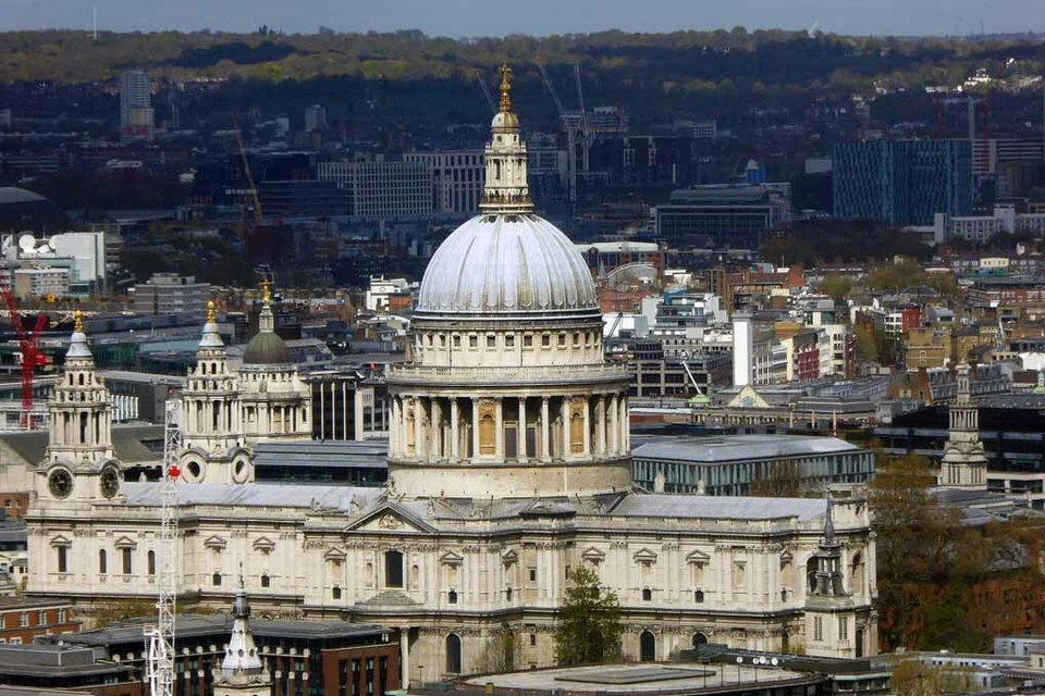 St Paul's Cathedral from The Shard London England UK Photograph Picture - Image 1 of 4