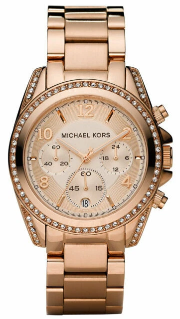 Michael Kors Blair Stainless Steel 39mm Quartz Women's Watch (MK5263) - Rose Gold