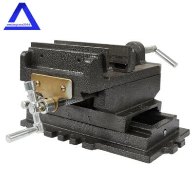 MARDDPAIR 6" Cross Drill Press Vise Slide Metal Milling 2 Way Machine X-Y Clamp Heavy Duty