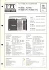 ITT Original Service Manual für RC 500 /a/LW/LWa