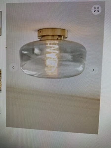 Brand New Nxt Brass Aston Flush Ceiling Fitting - Picture 1 of 7