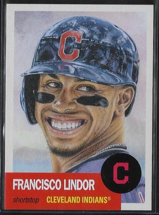2018 TOPPS LIVING SET # 61 FRANCISCO LINDOR Cleveland Indians 6,714 Printed - Image 1 of 1