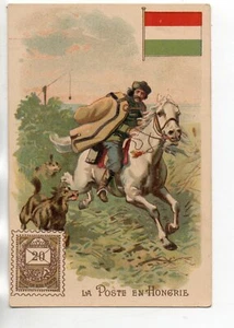 HONGRIE - HUNGARY - Magyar - Chromo Publicitaire Chicorée  Coumes bayon la POSTE - Picture 1 of 2