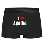 Boxershorts I Love Agatha Geburtstag Geschenk Valentinstag Weihnachten