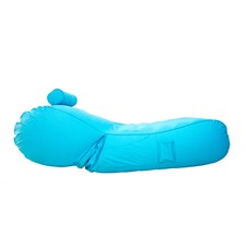 NEW OVE Decors Aqua Blue Inflatable Outdoor Pool Float Lounger