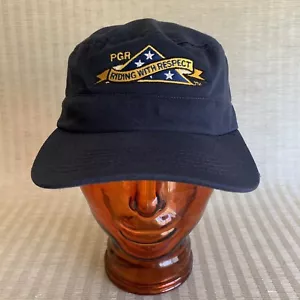 Patriot Guard Riders PGR Patrol Cap Riding With Respect Naval Blue Strapback Hat - Picture 1 of 14