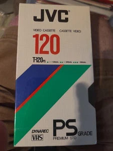 Blank JVC VHS Tape T-120 Premium Standard Grade T-120ps New / Sealed, Made Japan - Picture 1 of 2