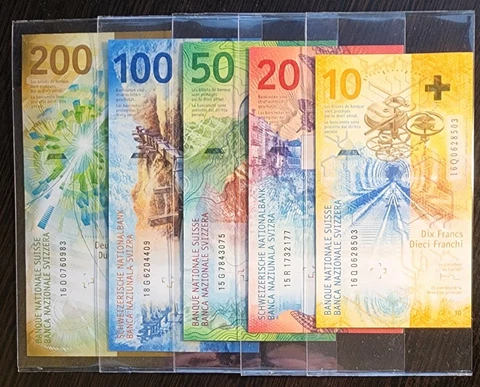 Switzerland 380 Swiss Francs 2019 P-New Polymer Banknote in Crisp Condition Cover
