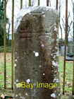 Photo 6x4 Pillar stone, Llanychaer churchyard A fenced enclosure within t c2006
