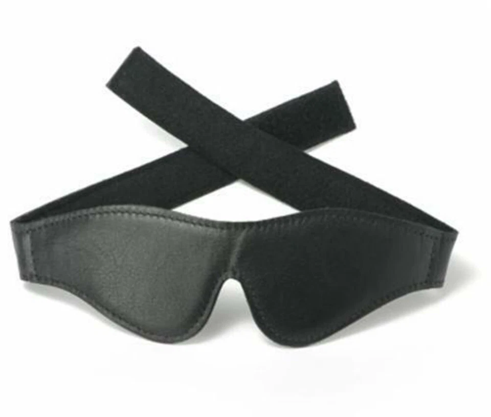 Eye Mask Soft Padded Sleep Travel Shade Cover BDSM Sleeping Blindfold - Image 1 of 1