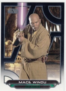2018 Star Wars Galactic Files Base Variation #AOTC-2 Mace Windu SSP - Picture 1 of 1