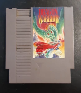 Vintage 80's Nintendo Dragon Warrior Game Cartridge Only/Works - Picture 1 of 2