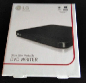 LG - 8X EXTERNAL USB DOUBLE LAYER DVD + RW/CD-RW DRIVE - Picture 1 of 3
