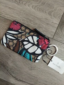 NWT Vera Bradley Lighten Up Zip ID Canyon Road Exact 23408-J18 Keychain BROWN  - Picture 1 of 2