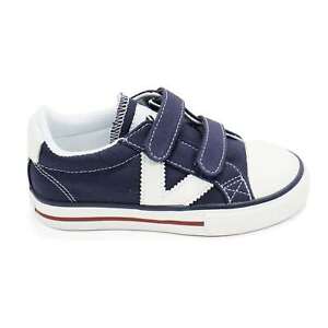 Toddler Sneakers Navy Blue Adjustable Two Straps Baby Boy Shoes by Victoria