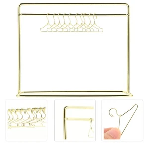  Perchero para muñeca perchero miniatura de metal colgante - Imagen 1 de 14