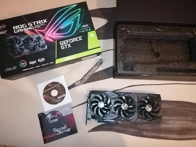 ASUS ROG STRIX GTX 1660 Ti 6GB Gaming GPU Full HD/1440p Usata - Immagine 1 di 4