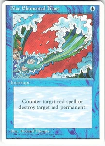 Blue Elemental Blast C MTG Fourth Edition NM - Picture 1 of 2