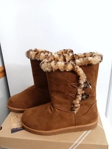 Botas Pacifica Snowbird Castaño Mujer Piel Marrón Talla 8m Nuevas - Imagen 1 de 20
