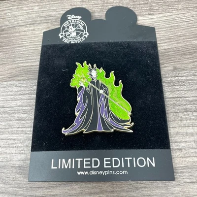 Prendedor de compras Disney Maléfica Bella Durmiente Jumbo Llamas metálicas LE350 87480 Foto 1 de 4