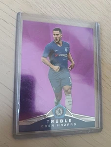 Fútbol triple Eden Hazard 2018-19 Panini/49 triple púrpura #10 Chelsea - Imagen 1 de 3