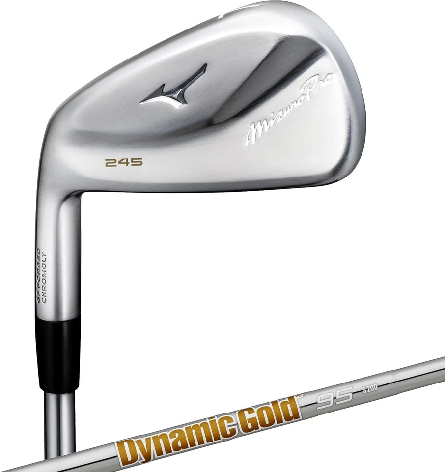 MIZUNO Dynamic Gold 95 Mizuno Pro 245 Irons Men's Left-Hitting 5KJWS343 S200 - Image 1 of 4
