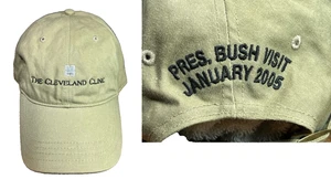 RARE Vintage 2005 Cleveland Clinic President Bush Visit Adjustable BOX SHIPPED - Bild 1 von 19