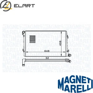 REFRIGERACIÓN MOTOR RADIADOR 350213157300 PARA VW CADDY/III/Caja/Cuerpo/MPV GOLF/PLUS A3 - Imagen 1 de 7
