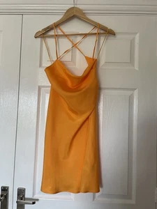 Orange Holiday strappy Dress Size 10 - 12 - Picture 1 of 5