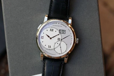 A. Lange & Sohne Grand Lange 1 ref. 115.025 “Platinum, Argente Dial” - Image 1 of 4