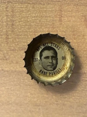 Coca-Cola Sprite 1966 Babe Parilli AFL All-Star tapa de botella C37 Foto 1 de 2