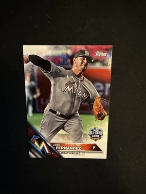 2016 Topps Update Jose Fernandez #US223 Miami Marlins All Star - Image 1 of 4