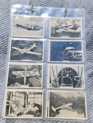 Flying 1938 Senior Service Cigarette Cards - Full Set of 48 Cards - Image 1 of 4