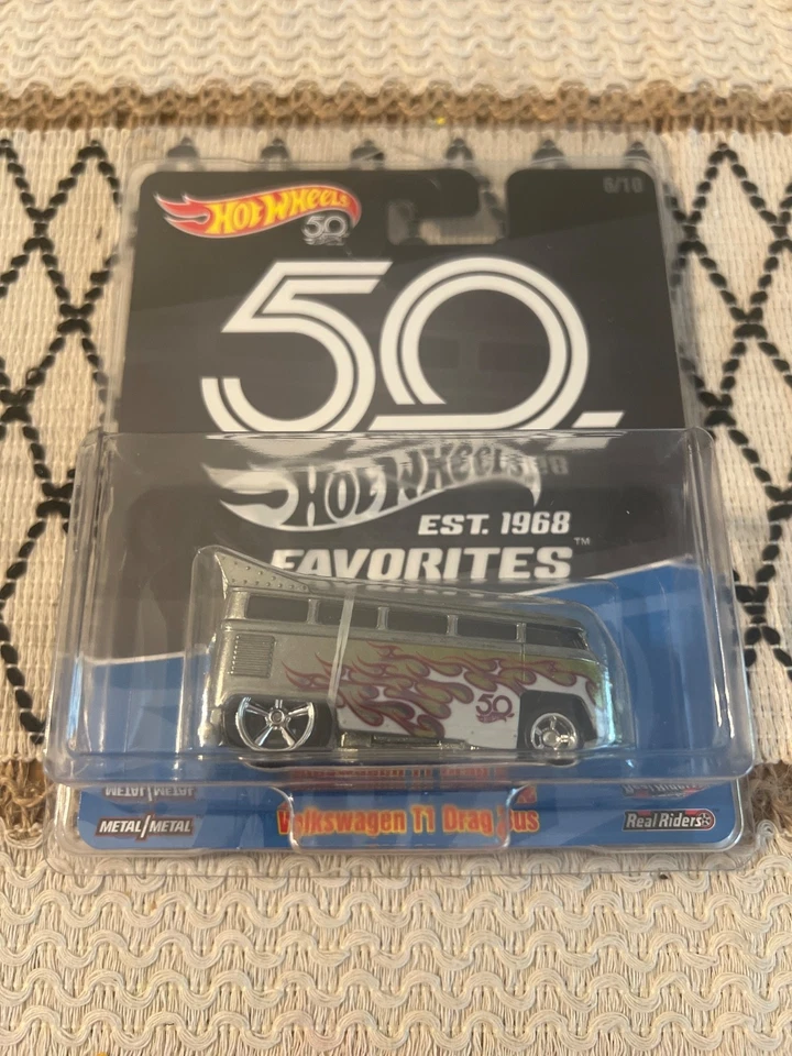 2018 Hot Wheels 50th Favorites VOLKSWAGEN T1 Drag Bus