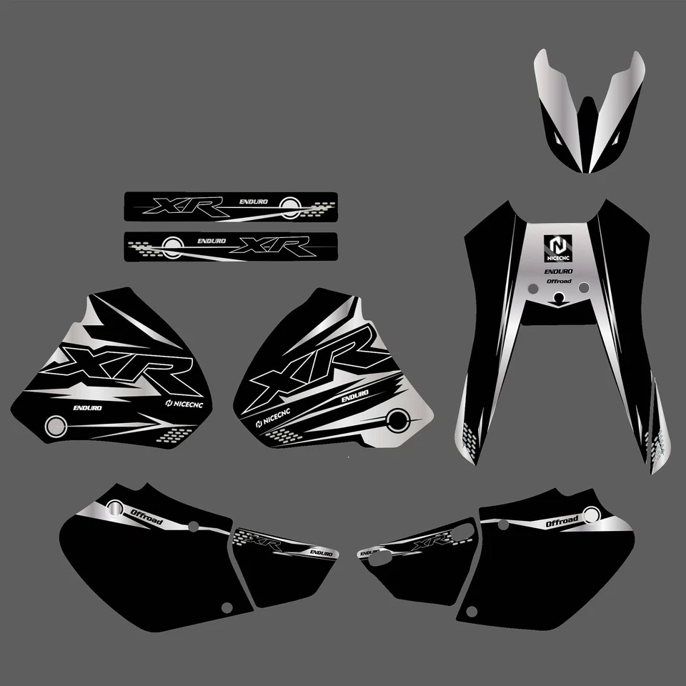 Graphics Decals Stickers For Honda XR250R XR400R 1996-2000 2001 2002 2003 2004 - Image 1 of 1