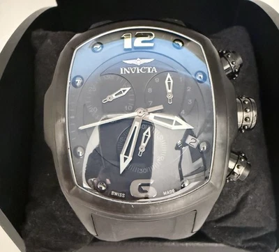 Invicta Lupah Collection Chronograph  All Black Men's Watch - Image 1 of 4