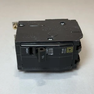 Square D 15A 2-Pole Circuit Breaker QOB215 - Picture 1 of 6