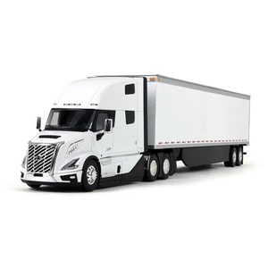 1/50 White Volvo VNL 860 with White 53ft Trailer by First Gear 50-3501 - Picture 1 of 3