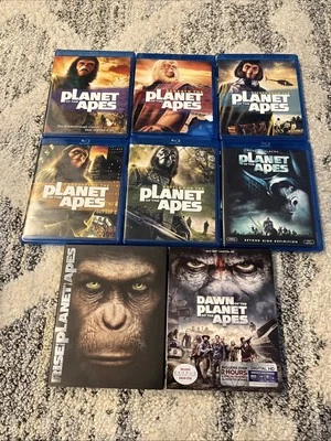 Planet of the Apes Blu Ray Collection Lot (Boxsets, 8 Films) - Image 1 of 4