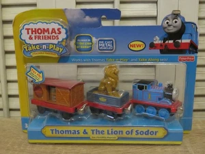 NEW Thomas & Friends Train Take-n-Play Along Die-Cast THOMAS & THE LION OF SODOR - Picture 1 of 10