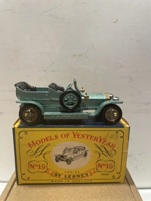 Rolls Royce Silver Ghost 1247 Matchbox Lesney Models of YesterYear Y-15 1907 de colección Foto 1 de 4