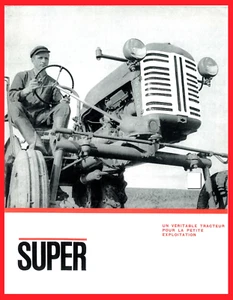 Folleto de ventas francés IH Farmall Super Cub - Imagen 1 de 9