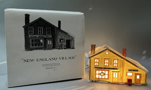 Dept 56 New England Village Nathaniel Bingham Fabrics & Post Office #65307 1986 - Picture 1 of 14