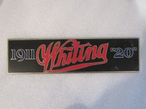 RARE 1911 Whiting "20" Radiator Badge Vintage Trim Sign Emblem Metal Plaque - Picture 1 of 2