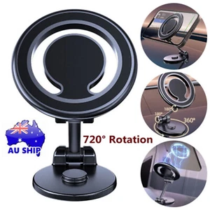 360° Rotating Magnetic Car Mobile Phone Holder Mount Stand Cradle For Phone GPS - Picture 1 of 12
