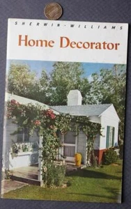 Folleto decorador del hogar de la compañía de pintura Sherwin Williams de la década de 1950 GRANDES FOTOS --- - Imagen 1 de 1